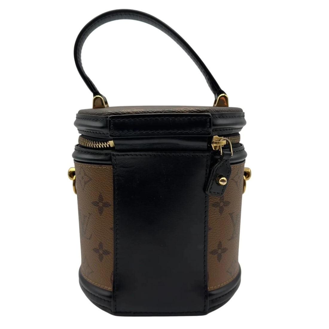 LOUIS VUITTON BROWN MONOGRAM REVERSE/LEATHER - 3