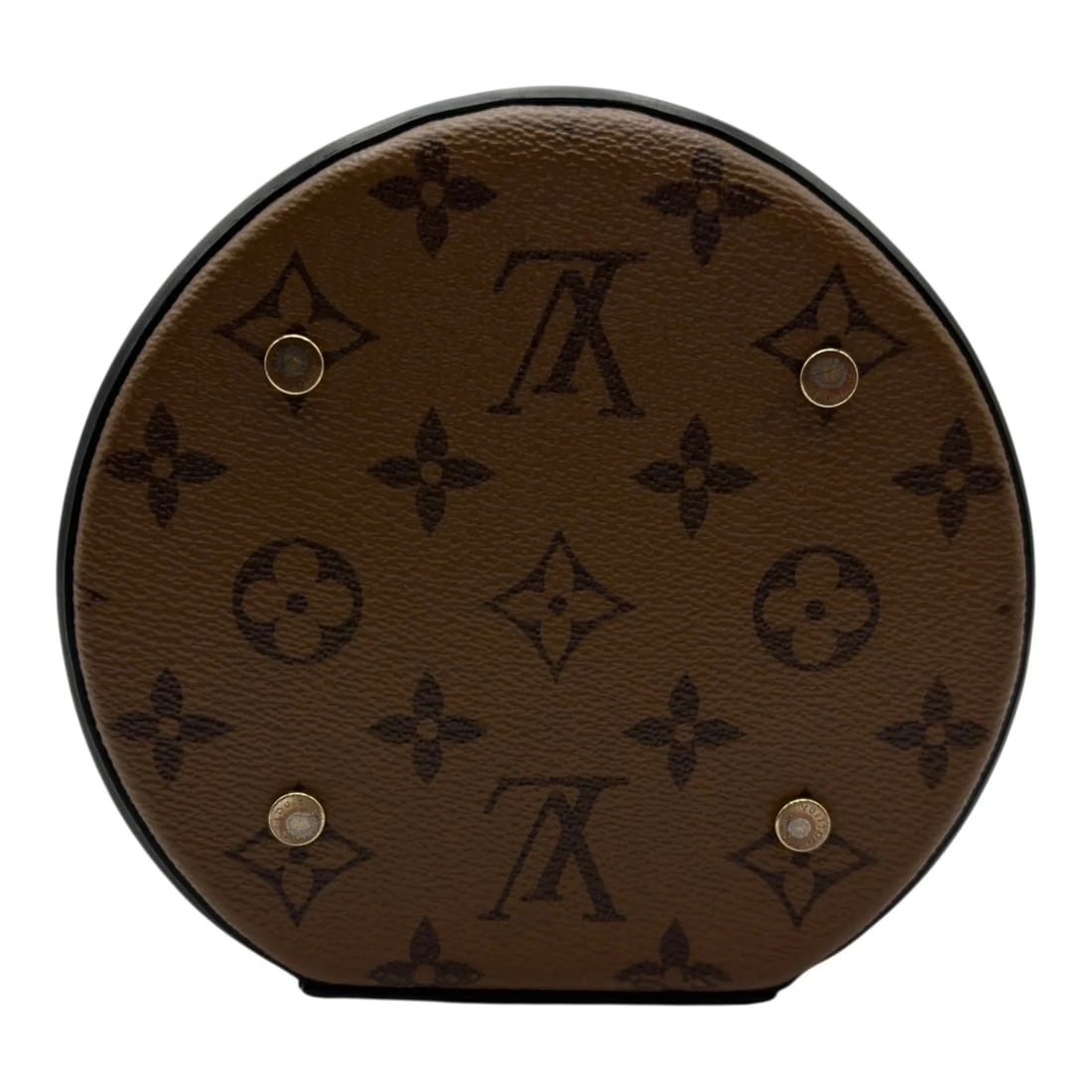 LOUIS VUITTON BROWN MONOGRAM REVERSE/LEATHER - 5