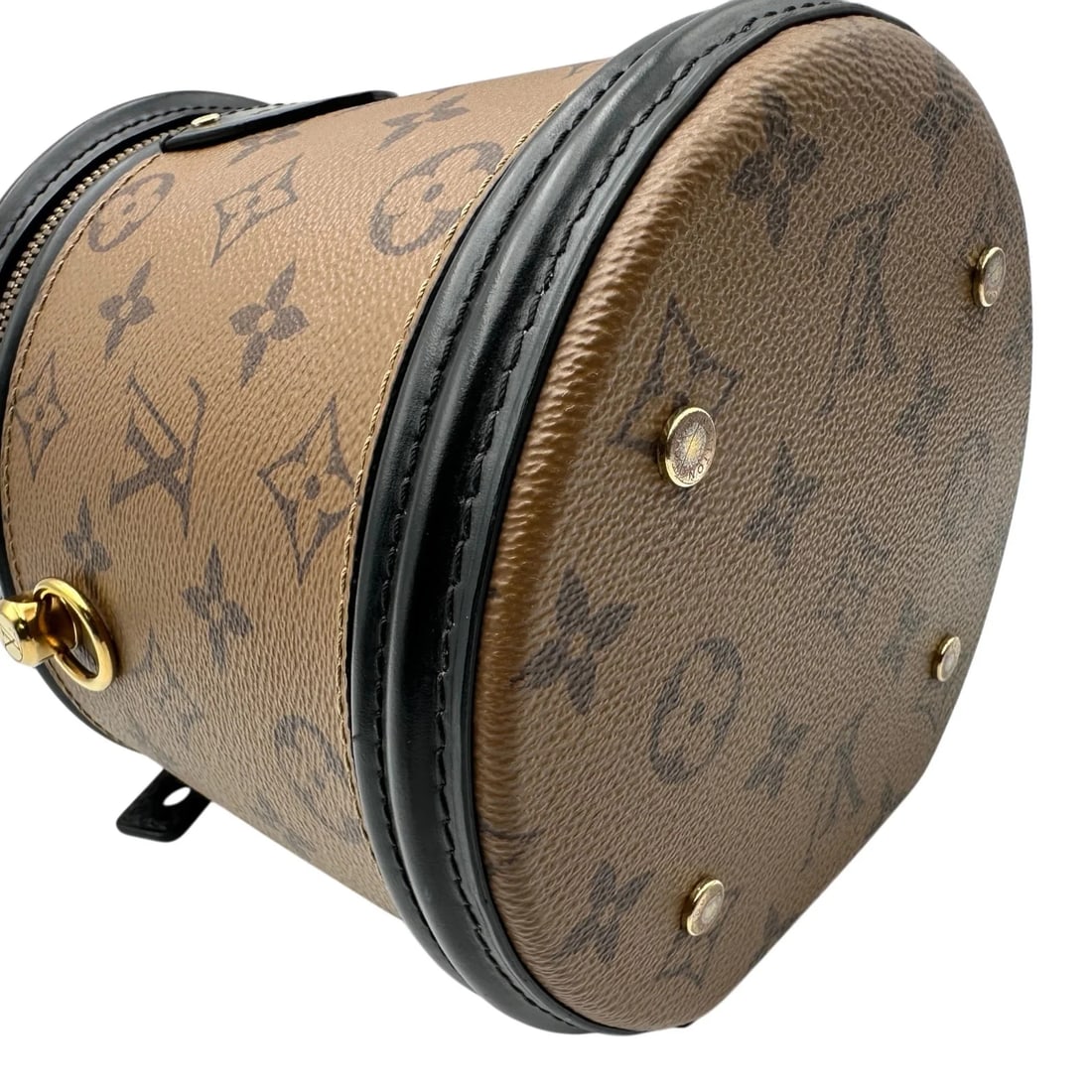 LOUIS VUITTON BROWN MONOGRAM REVERSE/LEATHER - 6