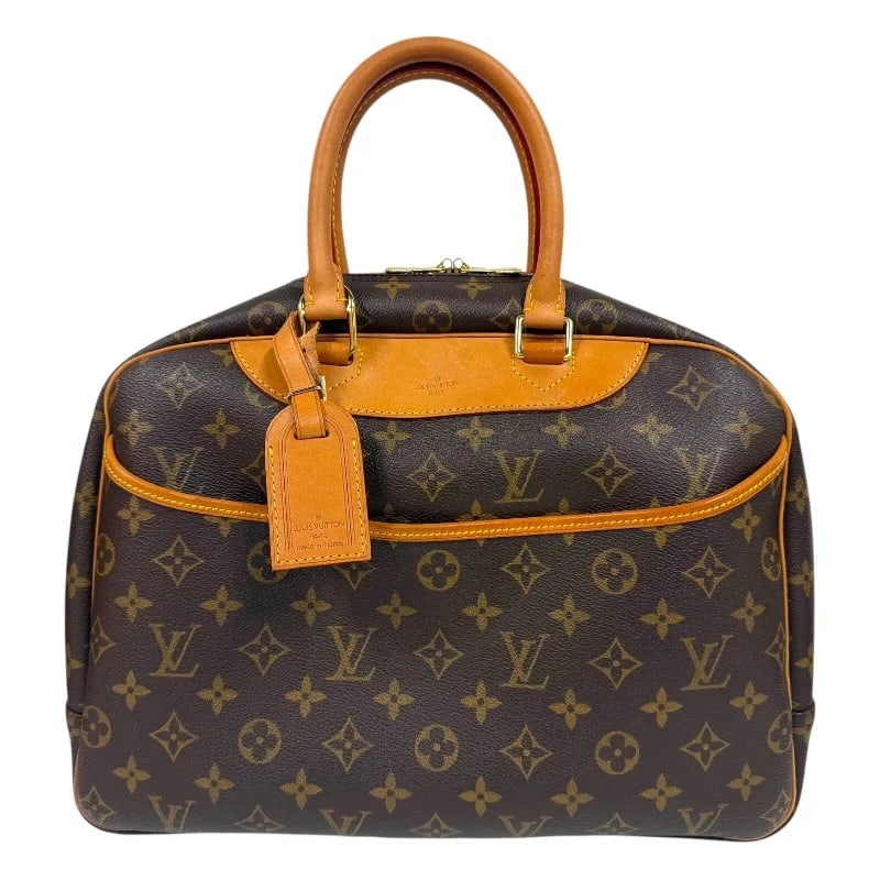 LOUIS VUITTON DEAUVILLE PVC HANDBAG: LOUIS VUITTON Deauville PVC Handbag Brand: LOUIS VUITTON Type/Style: Handbag Material: Monogram Color: brown Size: W: 35cm / H: 28cm / D: 15cm Accessories: None Accessories Notice: When purchasing
