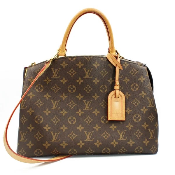 LOUIS VUITTON GRAND PALAIS MONOGRAM CANVAS: Louis Vuitton Grand Palais Monogram Canvas Brand: Louis Vuitton Type/Style: Handbag Material: Monogram Canvas Color: W:34cm ? H:23cm ? D:14cm Size: W:34cm ? H:23cm ? D:14cm Accessories: None <