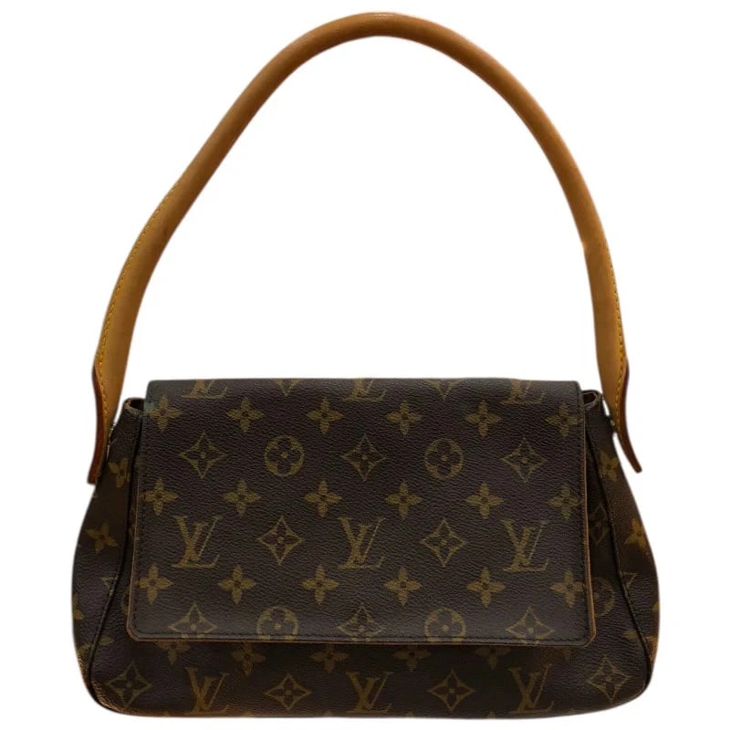 LOUIS VUITTON BROWN MONOGRAM HANDBAG: LOUIS VUITTON Brown Monogram Handbag Brand: LOUIS VUITTON Type/Style: Handbag Material: Monogram Color: brown Size: W: 28cm / H: 17cm / D: 8cm Accessories: None Accessories Notice: When purchasing