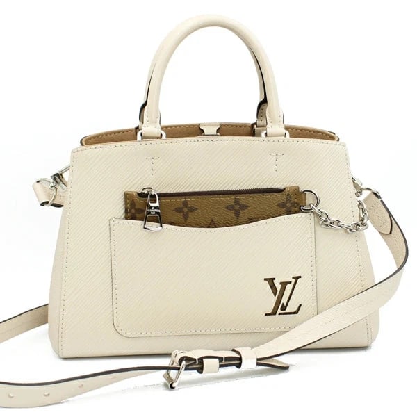 LOUIS VUITTON MALLER TOTE BAG EPI QUARTZ: Louis Vuitton Maller Tote bag Epi Quartz Brand: Louis Vuitton Type/Style: Handbag Material: Epi Color: White Size: W:25cm ? H:17.5cm ? D:11.5cm Accessories: None Accessories Notice: When purchasing
