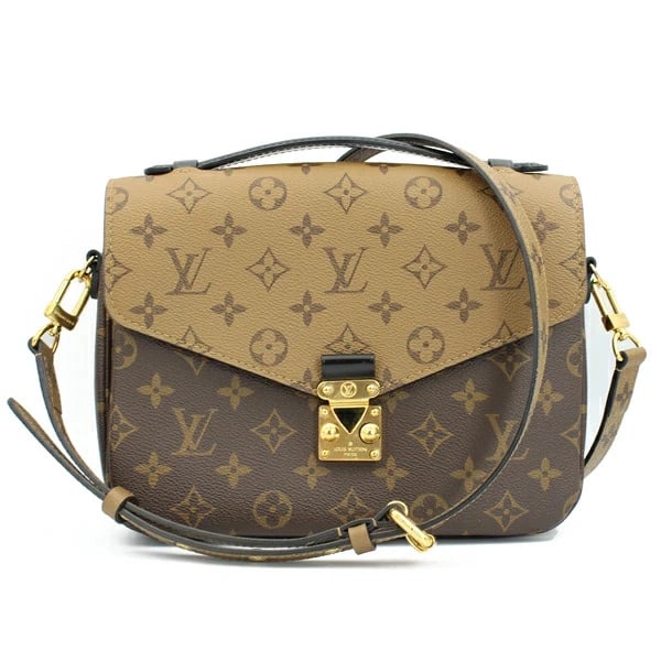 LOUIS VUITTON POCHETTE MONOGRAM REVERSE CANVAS: Louis Vuitton Pochette Monogram Reverse Canvas Brand: Louis Vuitton Type/Style: Handbag Material: Monogram Reverse Canvas Color: Brown Size: W:25cm ? H:19cm ? D:4.5cm Accessories: None Acc
