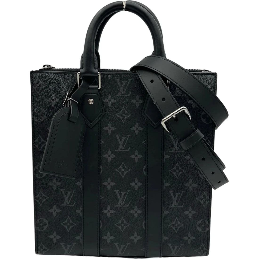 LOUIS VUITTON BLACK MONOGRAM ECLIPSE: LOUIS VUITTON Black Monogram Eclipse Brand: LOUIS VUITTON Type/Style: Handbag Material: Monogram Eclipse Color: black Size: W: 25.5cm / H: 27.5cm / D: 4.5cm Accessories: None Accessories N