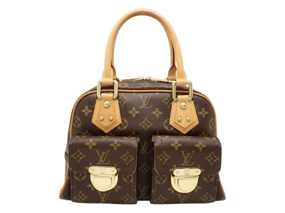 LOUIS VUITTON MONOGRAM MANHATTAN PM HANDBAG: Louis Vuitton Monogram Manhattan PM Handbag Brand: LOUIS VUITTON Type/Style: Handbag Material: Monogram Color: None Size: W 30 ? H 21 ? G 12cm Accessories: None Accessories Notice: When purchasing