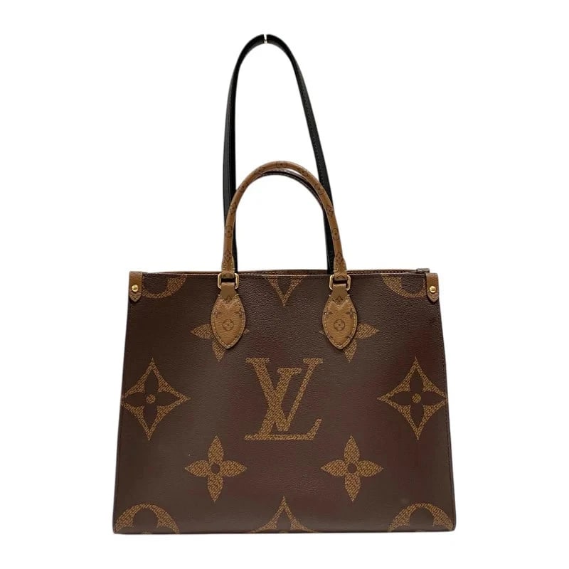 LOUIS VUITTON MONOGRAM GIANT REVERSE: LOUIS VUITTON Monogram Giant Reverse Brand: LOUIS VUITTON Type/Style: Handbag Material: Monogram Giant Reverse Color: brown Size: W: 34cm / H: 26cm / D: 14cm Accessories: None Accessories Notice: