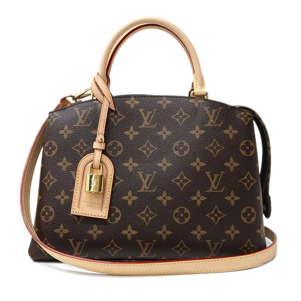 LOUIS VUITTON PETIT PALAIS MONOGRAM: LOUIS VUITTON Petit Palais Monogram Brand: LOUIS VUITTON Type/Style: Handbag Material: Monogram / Natural Leather Color: Brown Size: W: 29cm x H: 18cm x D: 12.5cm Accessories: None Accesso