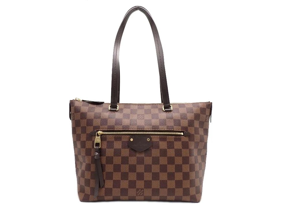 LOUIS VUITTON DAMIER IENA PM TOTE BAG: Louis Vuitton Damier Iena PM Tote Bag Brand: LOUIS VUITTON Type/Style: Tote Bag Material: Damier Color: None Size: W 35 ? H 22 ? G 14.5cm Accessories: None Accessories Notice: When purchas