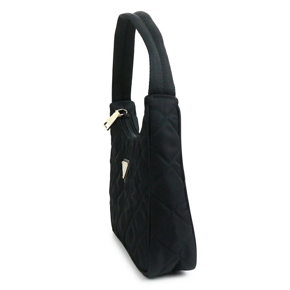 PRADA TRIANGLE LOGO NERO HANDBAG - 3