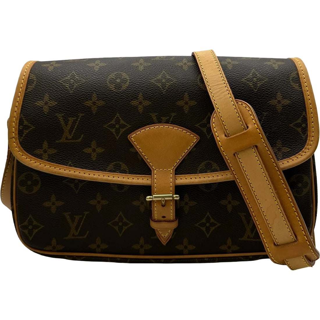 LOUIS VUITTON BROWN MONOGRAM SHOULDER BAG: LOUIS VUITTON Brown Monogram Shoulder Bag Brand: LOUIS VUITTON Type/Style: Shoulder Bag Material: Monogram Color: brown Size: W: 27cm / H: 19cm / D: 7.5cm Accessories: None Accessories Not