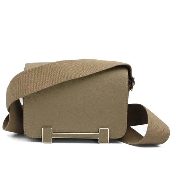HERMES GETA CHEVRE ETOUPE K (1 of 4)