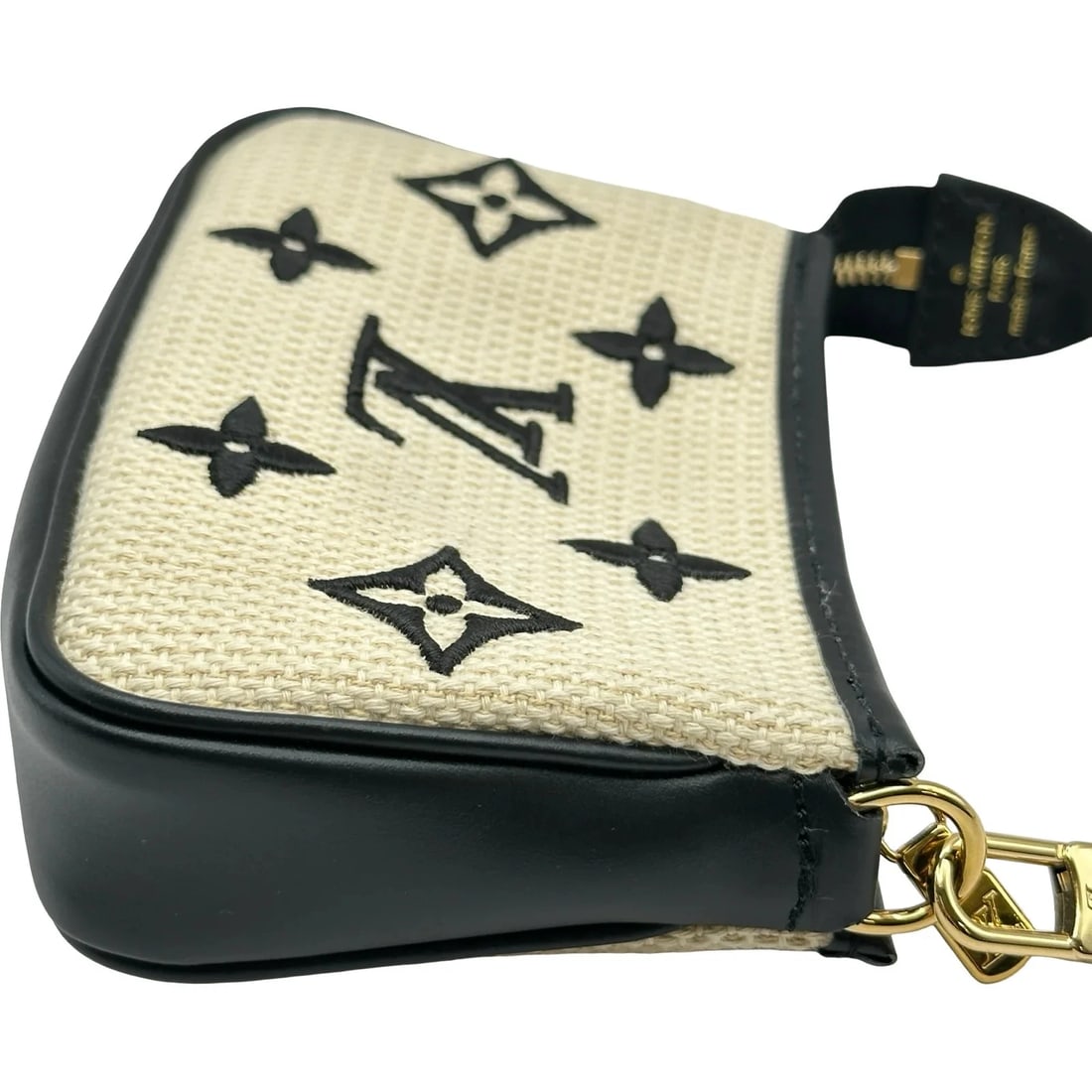 LOUIS VUITTON MINI BEIGE/BLACK - 4