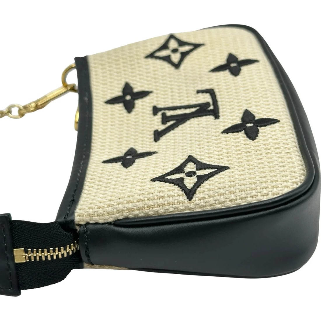 LOUIS VUITTON MINI BEIGE/BLACK - 5
