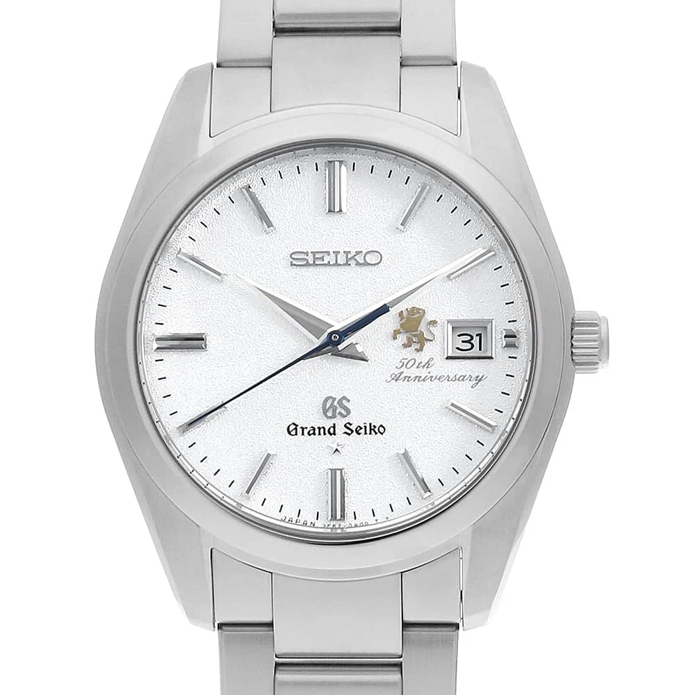 GRAND SEIKO QUARTZ STAINLESS STEEL WATCH: Grand Seiko Quartz Stainless Steel watch Brand: Grand Seiko Type/Style: Wrist watch Material: Band Material Stainless Steel, Case Material Stainless Steel Color: Dial Color Silver Size: Case:W37mm Cir
