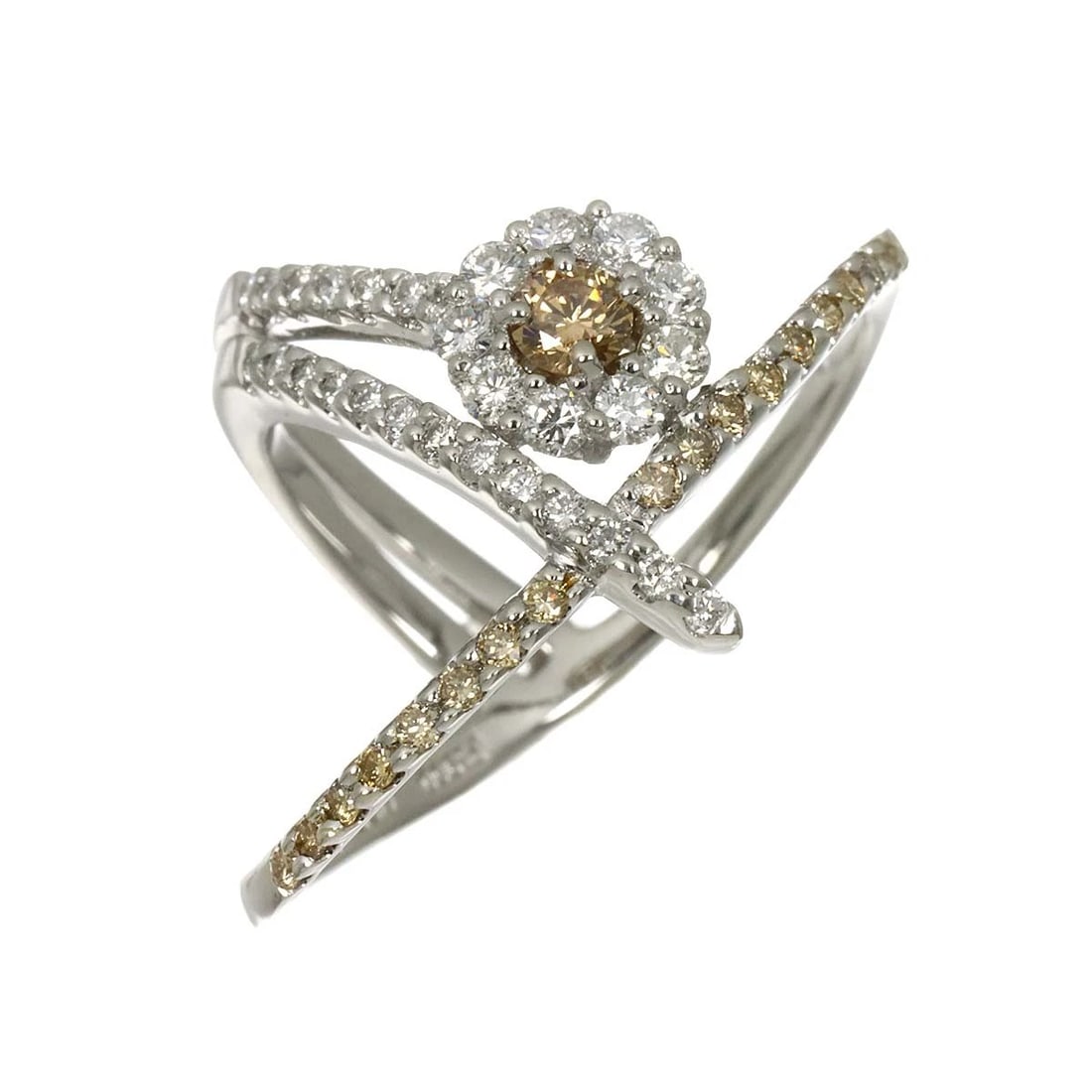DIAMOND RING PT PLATINUM - 2