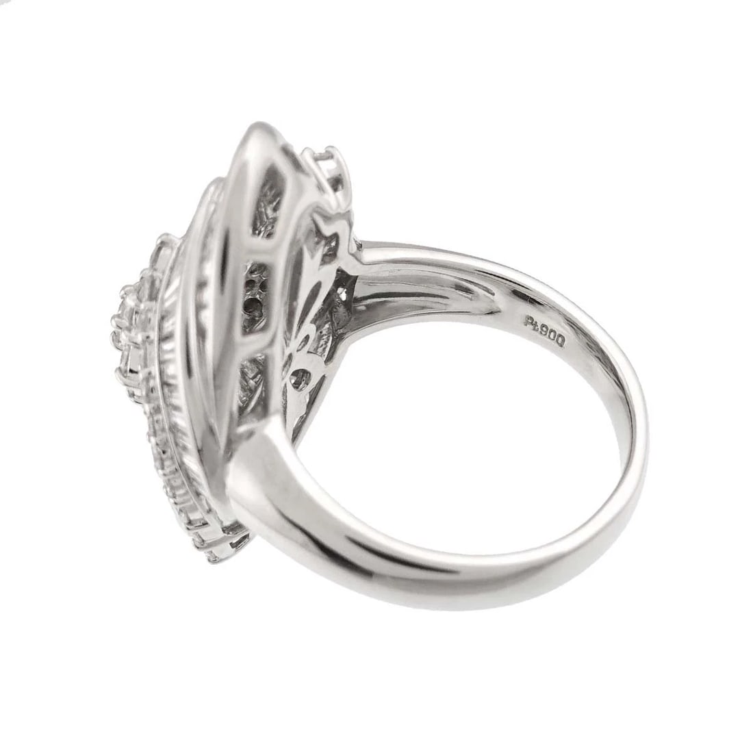 DIAMOND RING PT PLATINUM - 4