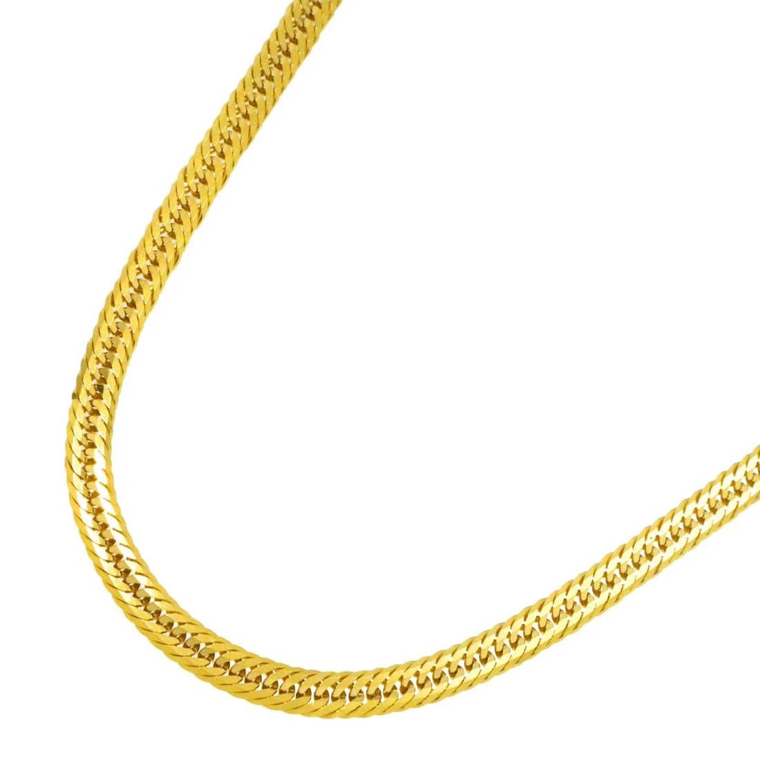 KIHEI CHAIN NECKLACE 18K YG 750: Kihei chain Necklace 18K YG 750 Brand: Unbranded Type/Style: Necklace Material: 750 Yellow Gold Color: Gold Size: Inner circumference:19.9inch Width:(max.) 4.8mm Accessories: None Accessories Notice: