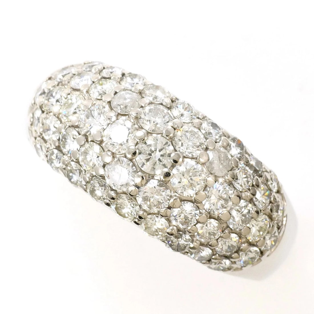 PT900 PLATINUM RING DIAMOND: PT900 Platinum Ring, Diamond Brand: Unbranded Type/Style: Band ring Material: Color: Platinum Size: 8 US Accessories: None Accessories Notice: When purchasing pre-owned goods, please refer to the