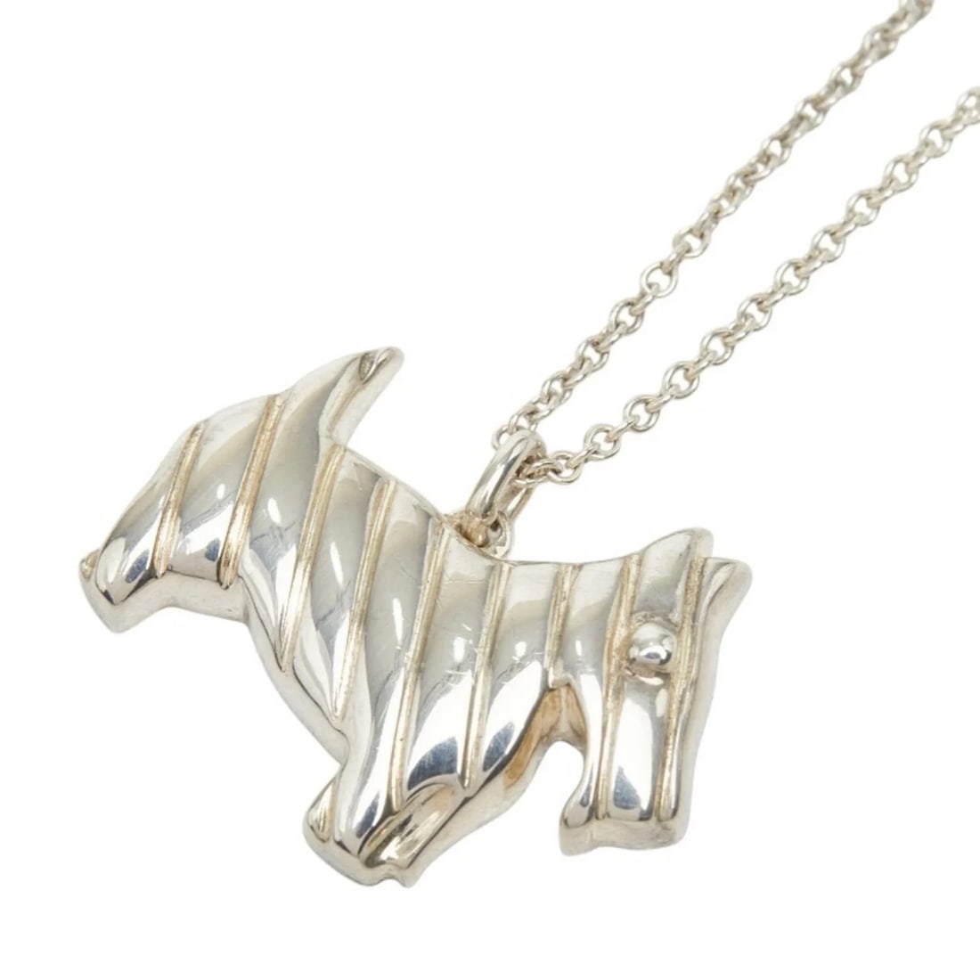 TIFFANY & CO. TERRIER DOG NECKLACE: Tiffany & Co. Terrier Dog Necklace Brand: Tiffany Type/Style: Necklace Material: Color: None Size: Neck Circumference 41 cm / 16.14'' Pendant Size 15.6mm x 19.5mm / 0.61'' x 0.76'' Accessories: None