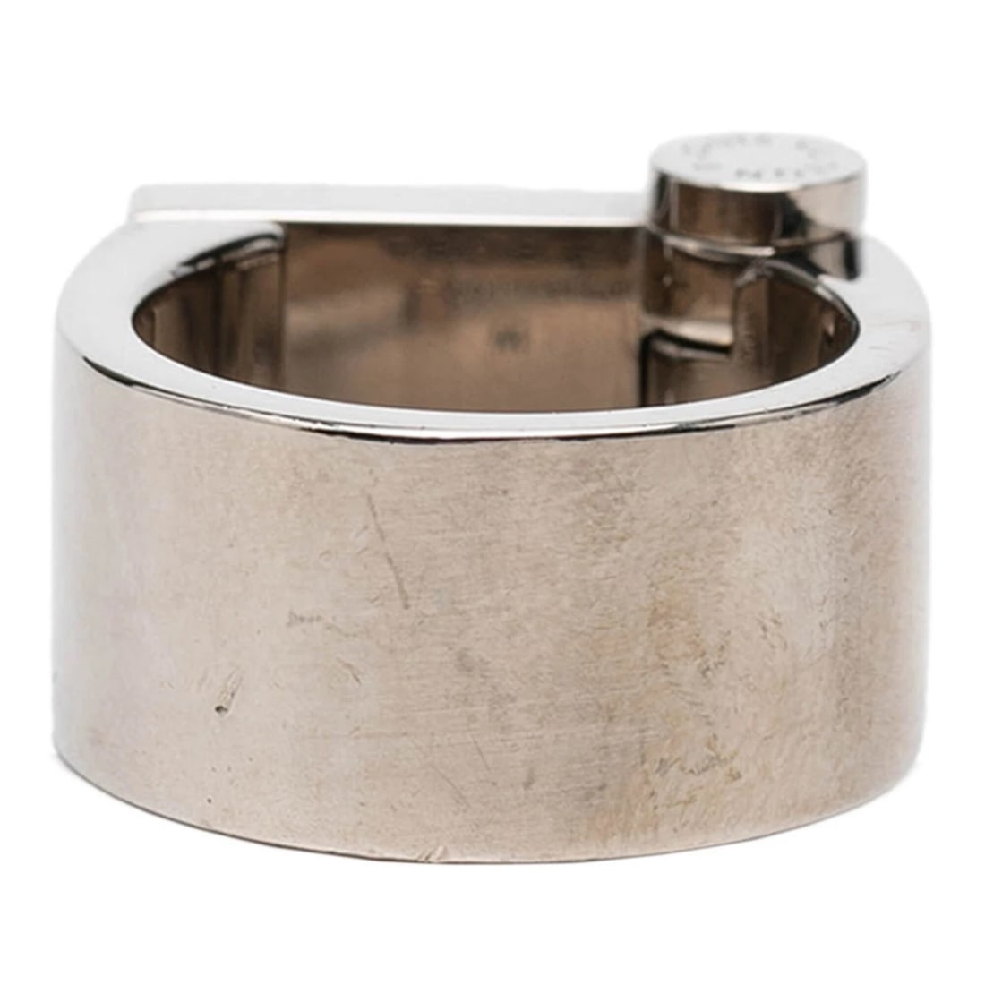 LOUIS VUITTON MONOGRAM LOGO HINGED LOCK RING - 3