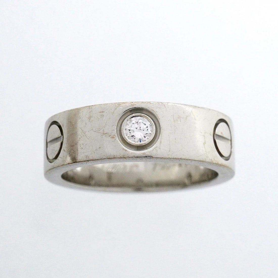 CARTIER LOVE RING 3PD 18KWG