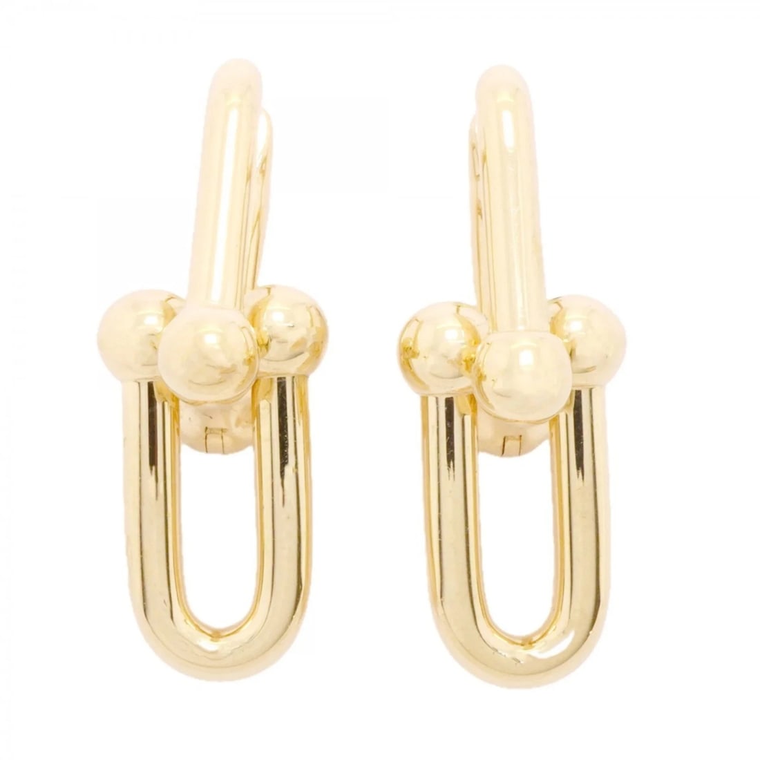 TIFFANY & CO. HARDWARE MEDIUM LINK EARRINGS (1 of 2)