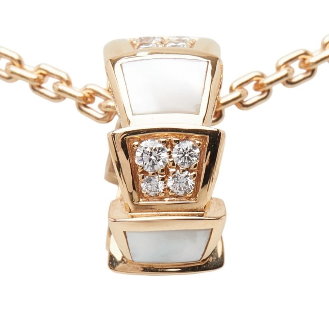 BVLGARI SERPENTI VIPER NECKLACE 18K PINK GOLD: Bvlgari Serpenti Viper Necklace 18K Pink Gold Brand: Bvlgari Type/Style: Necklace Material: Color: Pink gold Size: Neck Circumference 44 cm / 17.32'' Pendant Size 12.9mm x 6.3mm / 0.5'' x 0.24'' A