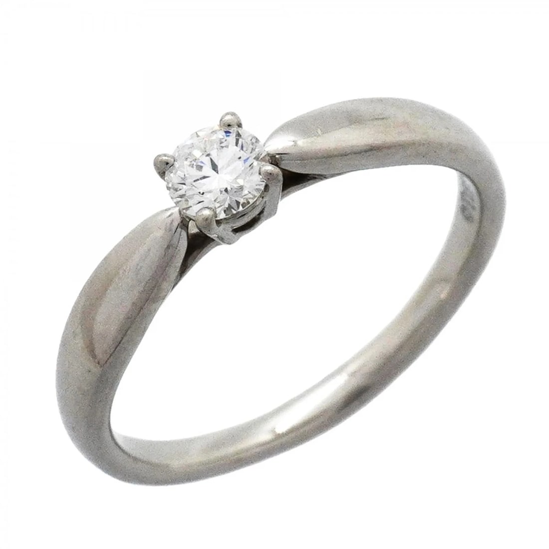 TIFFANY & CO. HARMONY RING 1PD (ONE DIAMOND): Tiffany & Co. Harmony Ring, 1PD (One Diamond) Brand: Tiffany Type/Style: Band ring Material: Color: Platinum Size: 6 US Accessories: None Accessories Notice: When purchasing pre-owned good