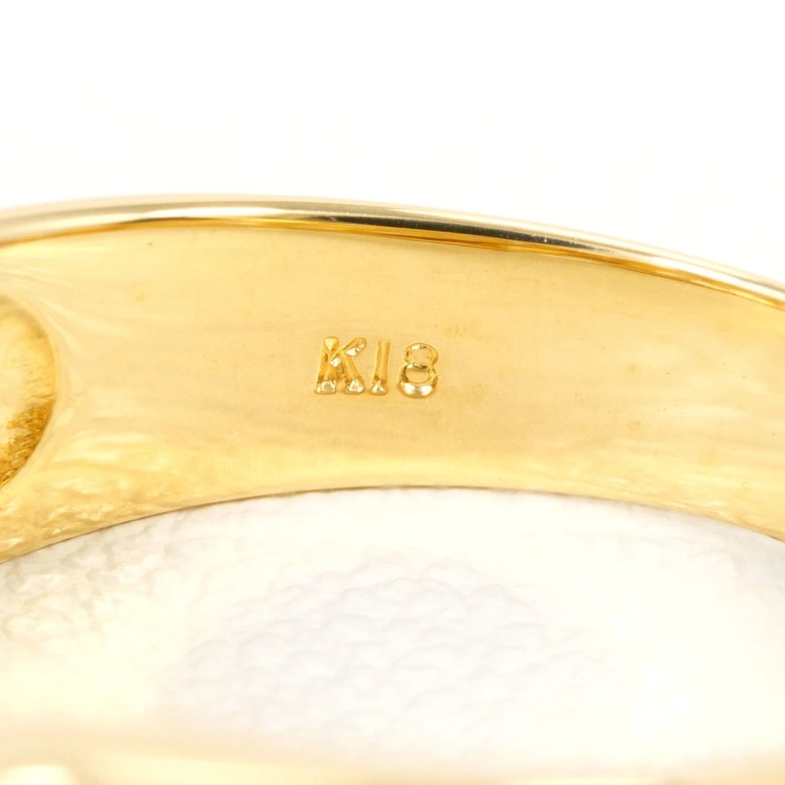 18K YELLOW GOLD RING - 5