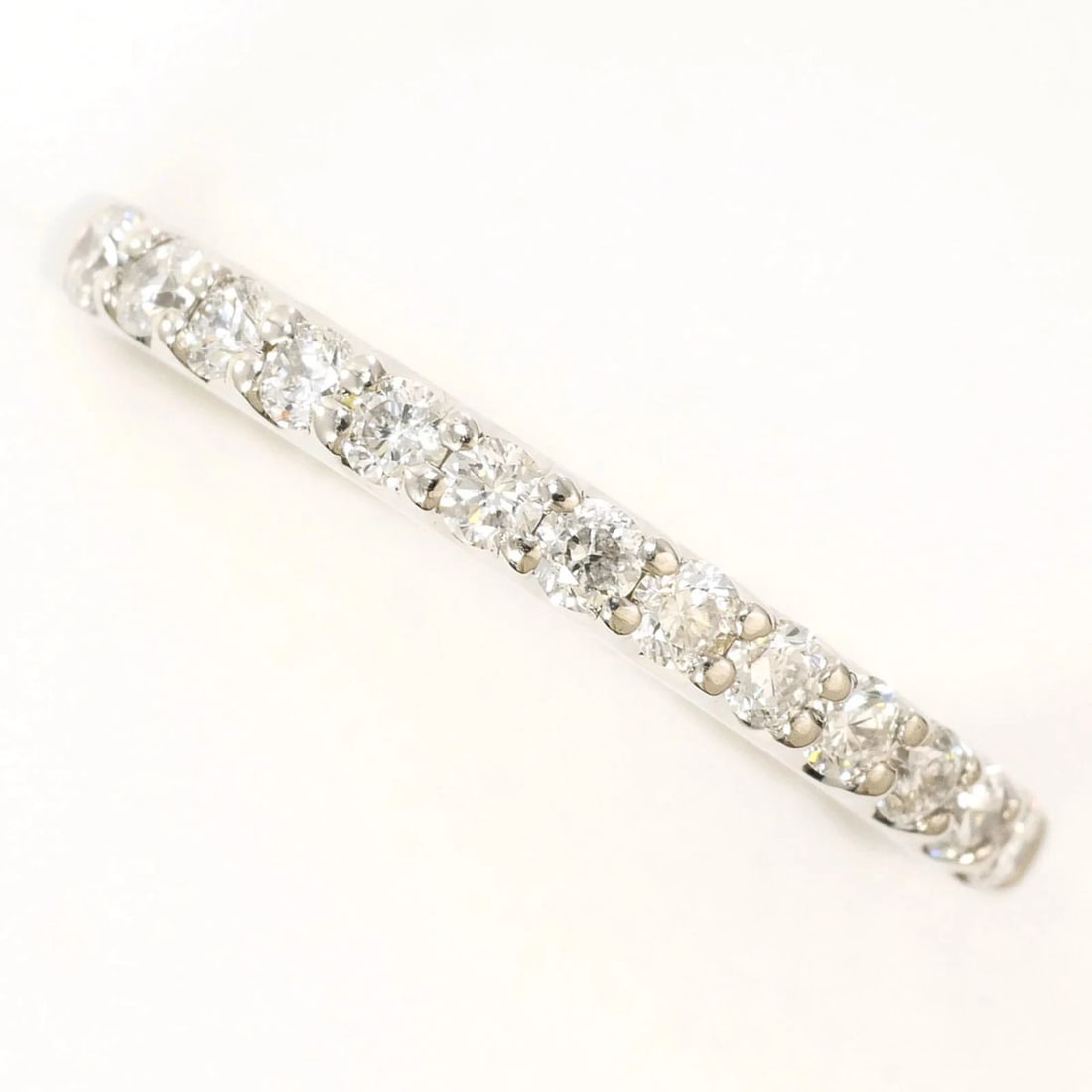 Platinum 900 Ring with Diamond, Like: Platinum 900 Ring with Diamond, Like Brand: Unbranded Type/Style: Band ring Material: Platinum 900, Main Stone natural Color: Pt Size: US4 Accessories: None Accessories Notice: When purcha