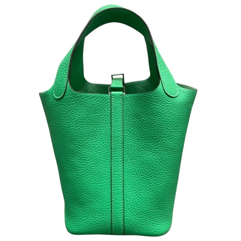 HERMES PICOTIN VERT COMIC TAURILLON LEATHER - 2