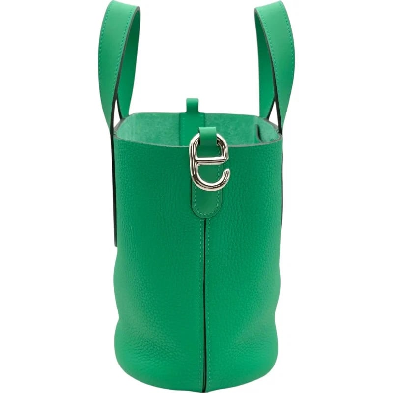 HERMES VERT COMIQUE SILVER HARDWARE - 3