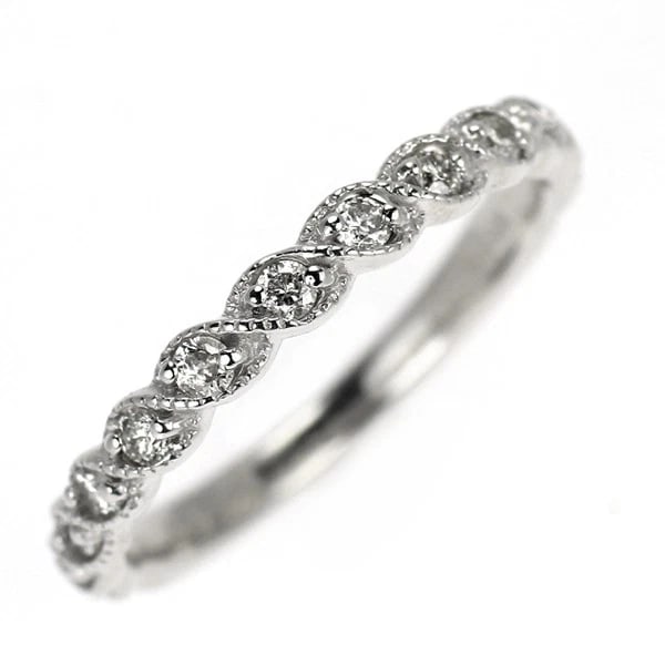 K18WG Diamond Ring: K18WG Diamond Ring Brand: None Type/Style: ring Material: K18WG, Color: WG Size: 5.25US Accessories: None Accessories Notice: When purchasing pre-owned goods, please refer to the photos of the items