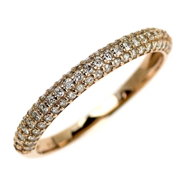 K18PG Diamond Ring: K18PG Diamond Ring Brand: None Type/Style: ring Material: K18PG, Color: PG Size: 7.5US Accessories: None Accessories Notice: When purchasing pre-owned goods, please refer to the photos of the items