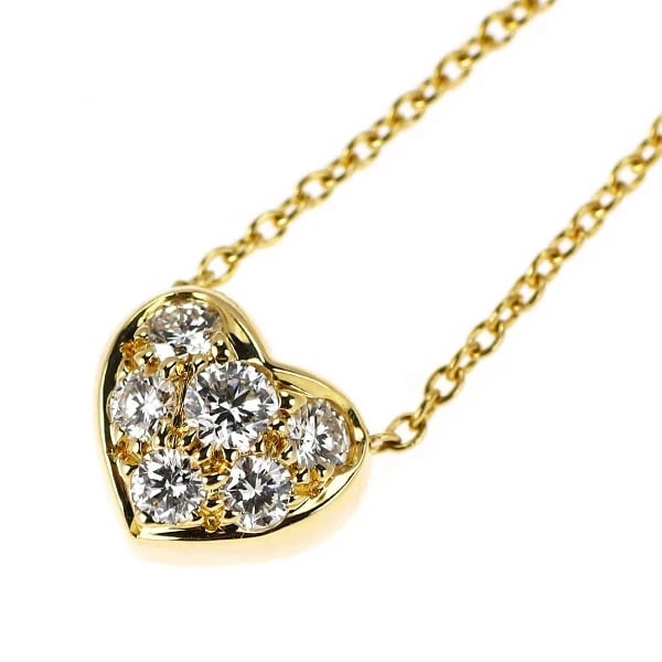 Tiffany & Co K18YG diamond pendant necklace: Tiffany & Co K18YG diamond pendant necklace Brand: Tiffany Type/Style: pendant necklace Material: K18YG, Color: YG Size: Necklace: Chain Length 40.5 Length/Width/Diameter7.1 Accessories: None