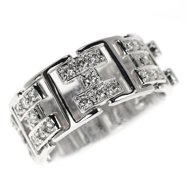 K18WG diamond ring: K18WG diamond ring Brand: None Type/Style: ring Material: K18WG, Color: WG Size: 7.25US Accessories: None Accessories Notice: When purchasing pre-owned goods, please refer to the photos of the items