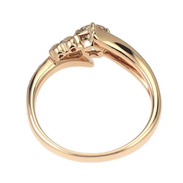 K18PG diamond ring - 2