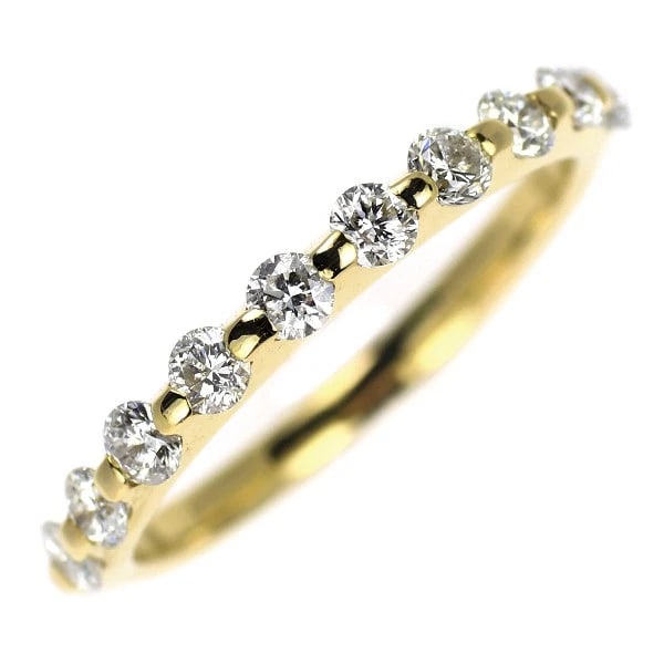 K18YG Diamond Ring: K18YG Diamond Ring Brand: None Type/Style: ring Material: K18YG, Color: YG Size: 4US Accessories: None Accessories Notice: When purchasing pre-owned goods, please refer to the photos of the items to