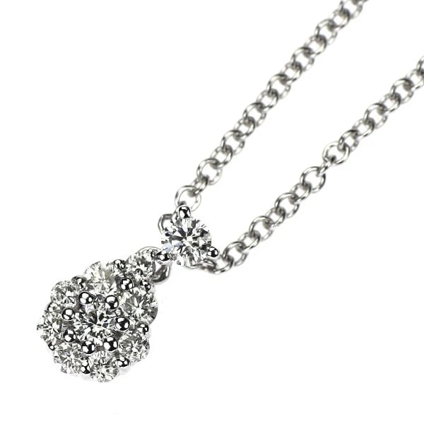 Ponte Vecchio K18WG Diamond Pendant Necklace (1 of 2)