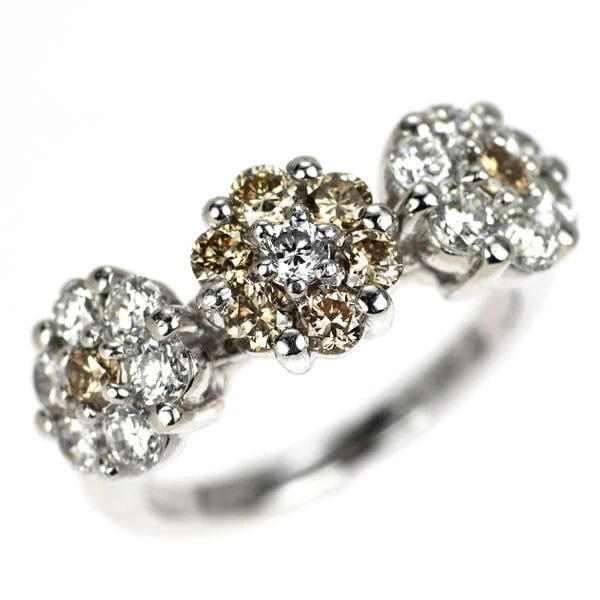 Pontevecchio K18WG diamond ring: Pontevecchio K18WG diamond ring Brand: Pontevecchio Type/Style: ring Material: K18WG, Color: WG Size: 4US Accessories: None Accessories Notice: When purchasing pre-owned goods, please refer to the