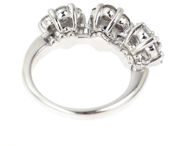 Pontevecchio K18WG diamond ring - 2