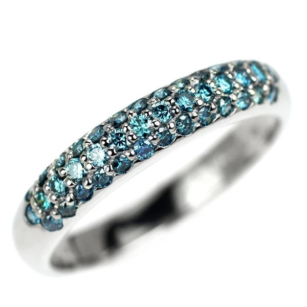 Southern Cross Pt900 Treat Blue Diamond Ring: Southern Cross Pt900 Treat Blue Diamond Ring Brand: None Type/Style: ring Material: Pt900, Color: PT Size: 6.75 - 7US Accessories: None Accessories Notice: When purchasing pre-owned goods, please