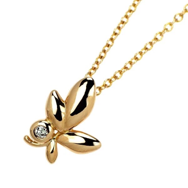 Tiffany & Co K18PG diamond pendant necklace: Tiffany & Co K18PG diamond pendant necklace Brand: Tiffany Type/Style: pendant necklace Material: K18PG, Color: PG Size: Necklace: Chain Length 41 Length/Width/Diameter11.2 Accessories: None