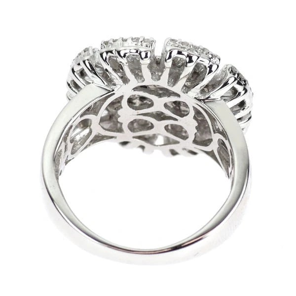 K18WG diamond ring - 3