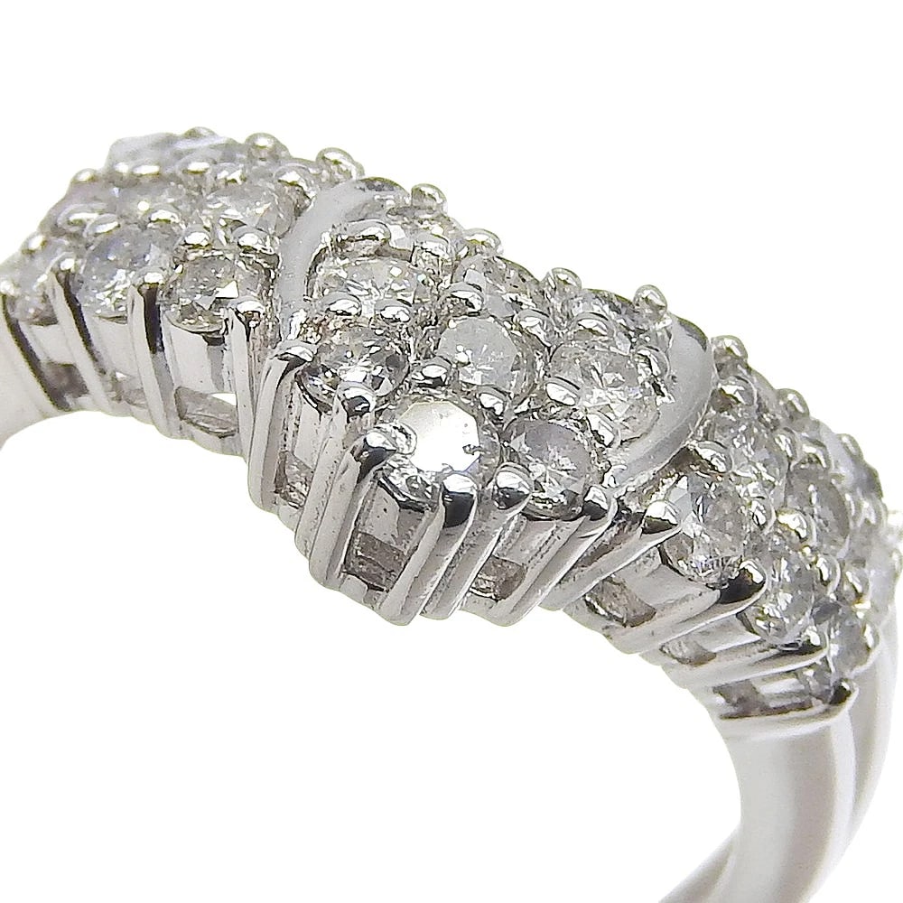 V character Ring Pt900Platinum/diamond: V character Ring Pt900Platinum/diamond Brand: no brand Type/Style: Ring Material: Pt900Platinum, Main Stone Natural Color: Silver Size: 4.7 US Accessories: None Accessories Notice: When purchasing