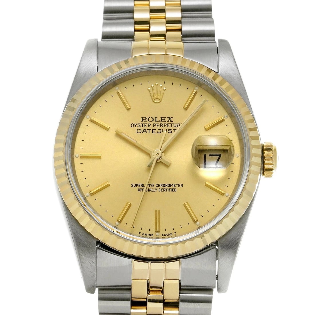 ROLEX DATEJUST STAINLESS STEEL WATCH (1 of 4)