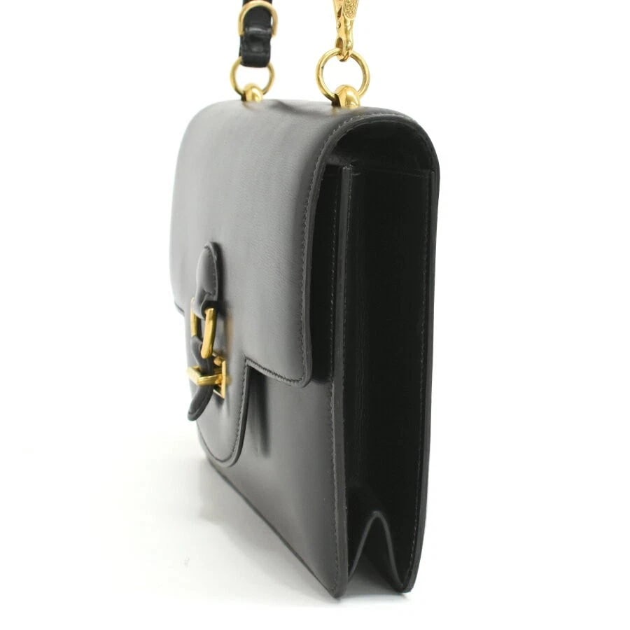 HERMES SANDRINE SHOULDER BAG: HERMES Sandrine Shoulder Bag Brand: Hermes Type/Style: Bag Material: Exterior Material Leather Color: Exterior Color Black Size: H (Height): 18cm ? W (Width): 24cm ? D (Depth): 3cm Accessories: No