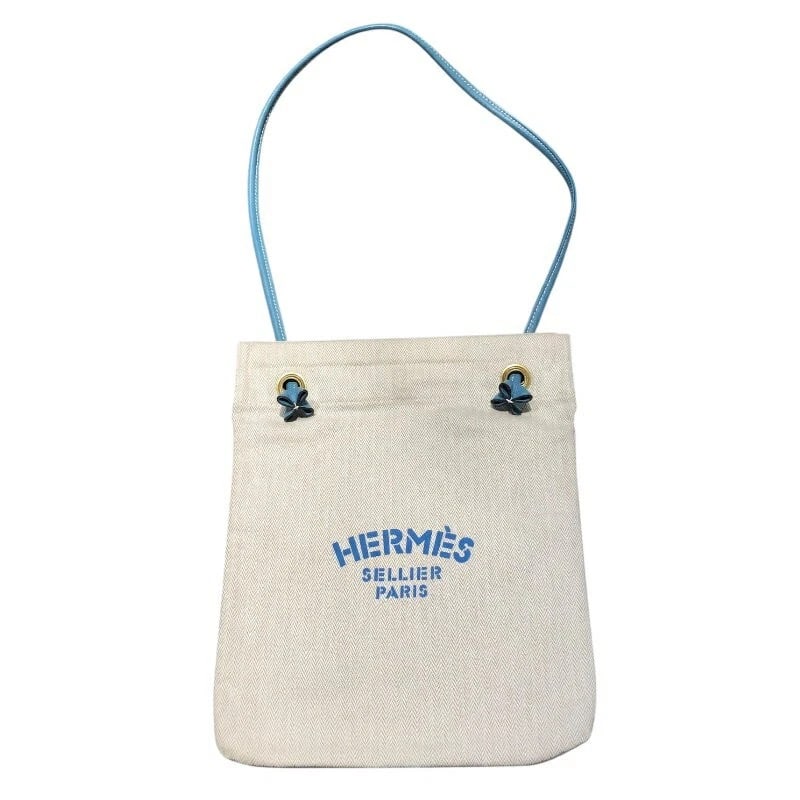HERMES ALINE PM SHOULDER BAG CANVAS LEATHER (1 of 4)