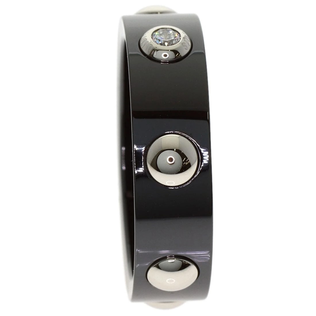 LOUIS VUITTON RING CERAMIC PT950 - 2